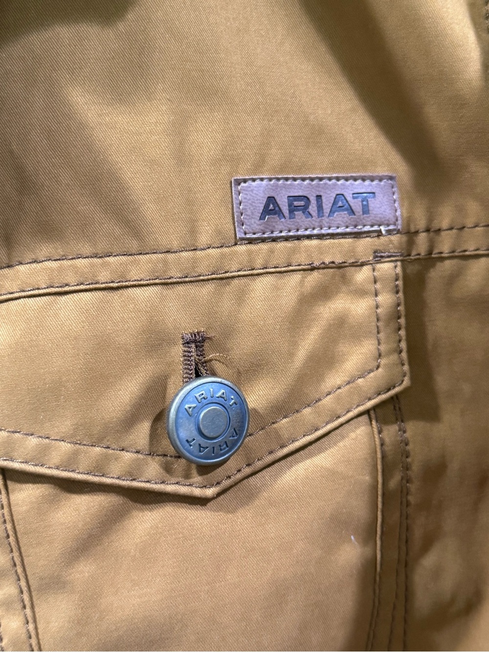 Ariat Rancher Western Chore Aztec Print Jacket Chestnut Horse Women’s Small New - Picture 2 of 11